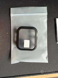 Misxi Nero Cover con vetro temperato Apple Watch