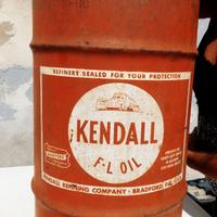 Bidone Kendall  Oil epoca collezione alto 60cm
