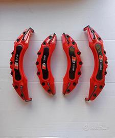 Set 4 copripinza Rosse Audi A3 A4 A5 A6 A7 Q2 Q3