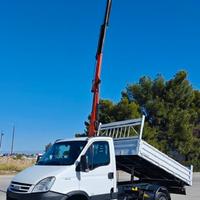 Iveco Daily 35c15 Ribaltabile e Grù Palfinger