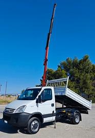 Iveco Daily 35c15 Ribaltabile e Grù Palfinger