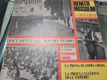 disco 33 giri discorso Benito Mussolink
