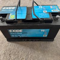 Batteria auto start & stop exide ek950 12v 95 Ah