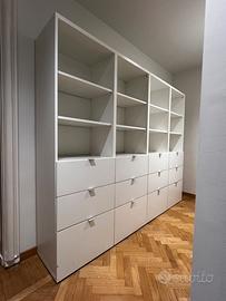 Libreria contenitore Ikea Bonde, bianca