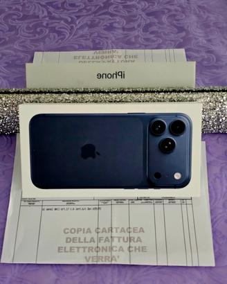 iPhone 17 pro max 256GB Nuovo (fattura) blu progf
