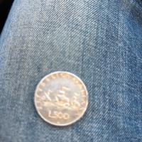 Moneta 500 lire d’argento
