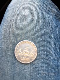 Moneta 500 lire d’argento