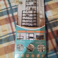 Scarpiera 5 piani con appendiabiti