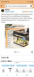 acquario 9 litri 