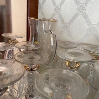Servizio bicchieri di cristallo marca Dives