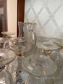 Servizio bicchieri di cristallo marca Dives