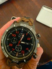 orologio con bussola termometro fischietto