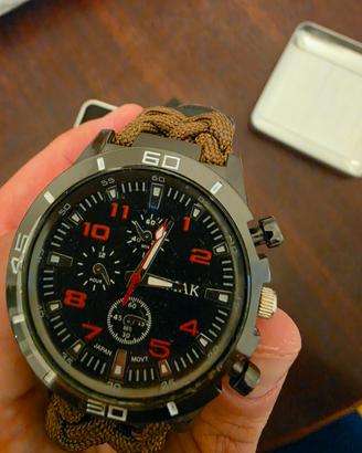 orologio con bussola termometro fischietto