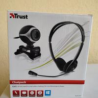 Web CAM + Cuffie microfono TRUST