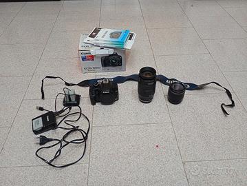 Canon Eos 1000d + obbiettivo 35-80 e 70-210 kit 