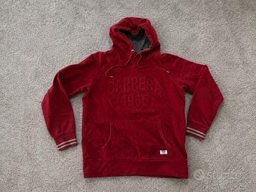 Carrera felpa con cappuccio M bordeaux con scritta
