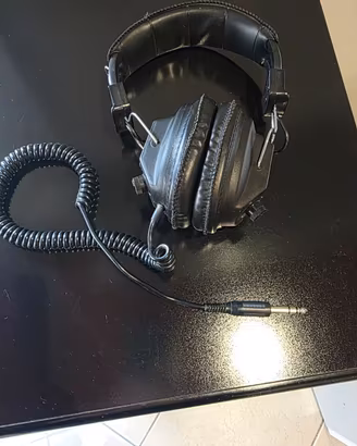 Impianto stereo Pioneer vintage con mobile e cuffi