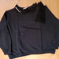 felpa nera donna twinset