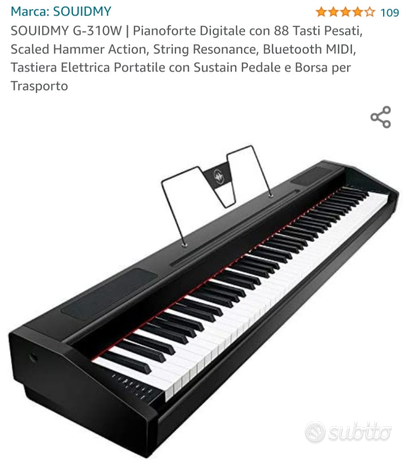 Tastiera digitale con tasti pesati usato  Torino