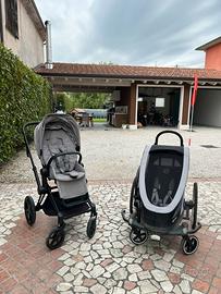 Combo passeggino trailer passeggino