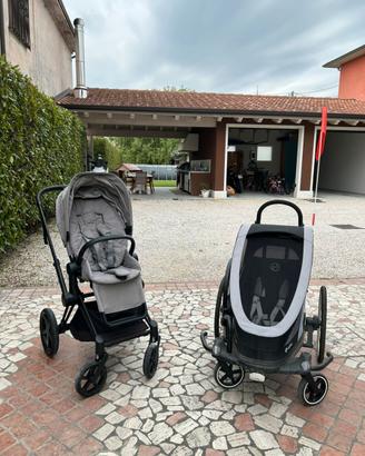 Combo passeggino trailer passeggino