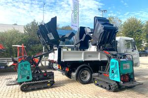 Motocarriola Cingolata IMER TAURUS Scarico Alto