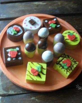 Vassoio con dolcetti
