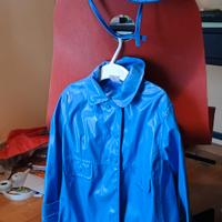 Impermeabile azzurro bambino con cappello abbinato