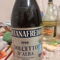 Vino Dolcetto D’Alba del 1990