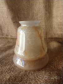 vetro per lampada o lampadario vintage 