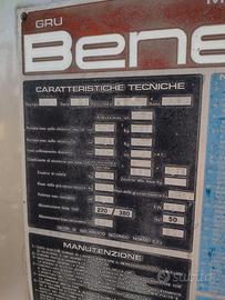 Gru benedini - trattabile