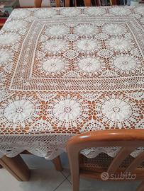 tovaglia uncinetto beige chiaro