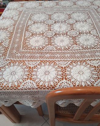 tovaglia uncinetto beige chiaro
