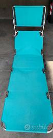 Lettino  prendisole pieghevole