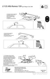 Barre Prealpina alfa romeo 159 e 159SW