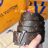 Cintura stampata Louis Vuitton (da donna/marrone)