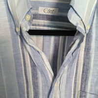 Camicia Cassera lino mezza manica tg M