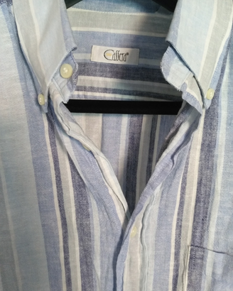 Camicia Cassera lino mezza manica tg M