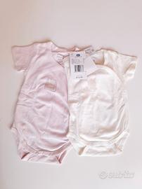 Set 2 Body Chicco Neonata 12 Mesi (74 cm) - NUOVO
