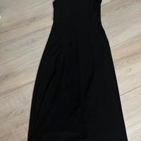 vestito nero lungo