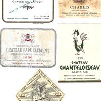 Etichette Vintage Francesi anni '50-'60