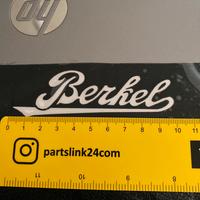 Berkel scritta “decalcomania “