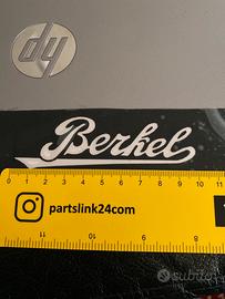Berkel scritta “decalcomania “