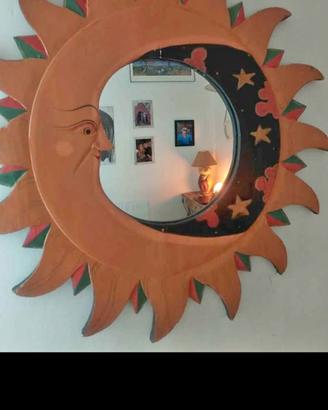 specchio sole luna cm 57xcm58