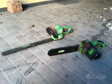 Taglia siepe e motosega