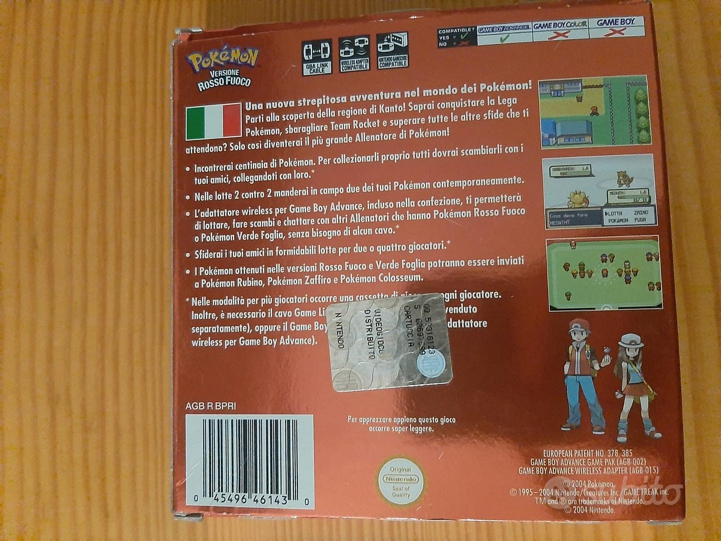 pokemon rosso fuoco ita originale - Console e Videogiochi In vendita a  Novara