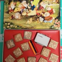 timbrini originali Disney – Biancaneve + Paperino