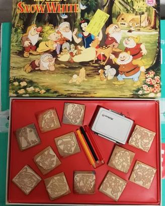 timbrini originali Disney – Biancaneve + Paperino