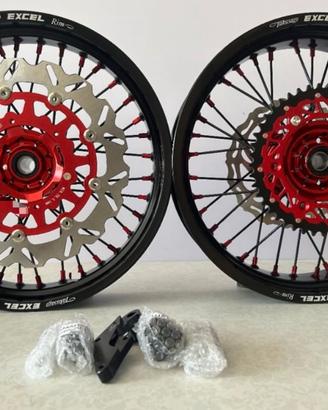 cerchi excel motard 17’ pollici