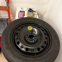 Ruottino di scorta 135/90 R17+ crick solevamento